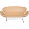 Arne Jacobsen Svane sofa i natur læder 1990'erne