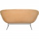 Arne Jacobsen Svane sofa i natur læder 1990'erne