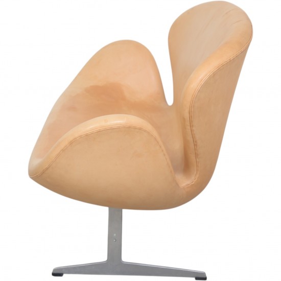 Arne Jacobsen Svane sofa i natur læder 1990'erne