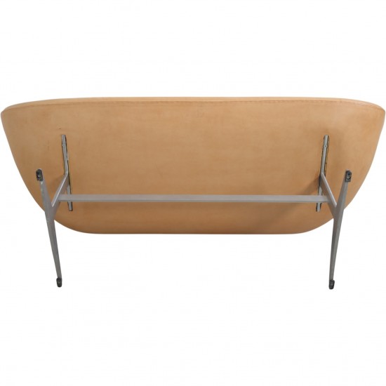Arne Jacobsen Svane sofa i natur læder 1990'erne