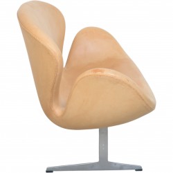 Arne Jacobsen Svane sofa i natur læder 1990'erne