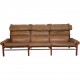 Arne Norell 3 personers Inca sofa 1970'erne