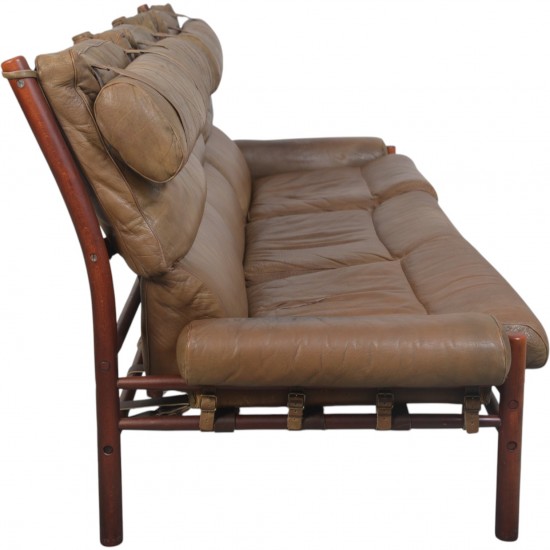 Arne Norell 3 personers Inca sofa 1970'erne
