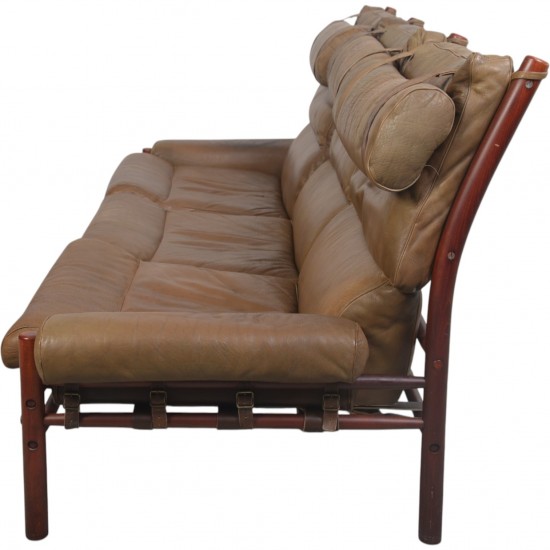 Arne Norell 3 personers Inca sofa 1970'erne