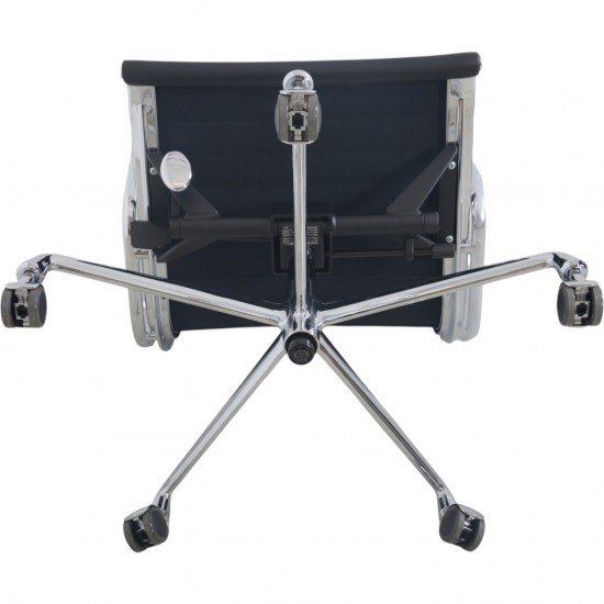 Charles Eames EA117 kontorstol i sort læder (NY)