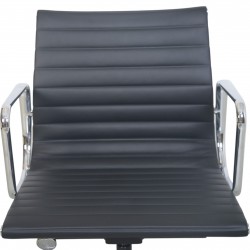 Charles Eames EA117 kontorstol i sort læder (NY)