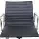 Charles Eames EA117 kontorstol i sort læder (NY)