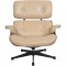 Charles Eames Lounge chair i beige læder 2005