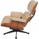Charles Eames Lounge chair i beige læder 2005