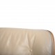 Charles Eames Lounge chair i beige læder 2005