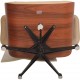 Charles Eames Lounge chair i beige læder 2005