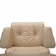 Charles Eames Lounge chair i beige læder 2005