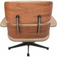 Charles Eames Lounge chair i beige læder 2005