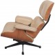 Charles Eames Lounge chair i beige læder 2005
