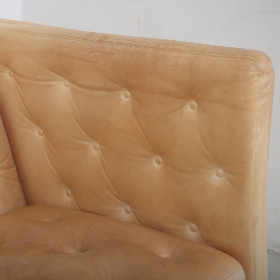 Erik Jørgensen EJ315 2.personers sofa i natur læder 2000'erne