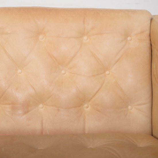 Erik Jørgensen EJ315 3-personers sofa i natur læder 2000'erne