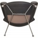 Hans Wegner Ox chair i sort læder 2000'erne