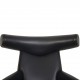 Hans Wegner Ox chair i sort læder 2000'erne