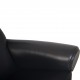 Hans Wegner Ox chair i sort læder 2000'erne