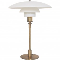 Poul Henningsen PH 4/3 bordlampe i messing 1930'erne