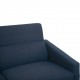 Arne Jacobsen 3303 3.seater airport sofa in blue fabric 1984