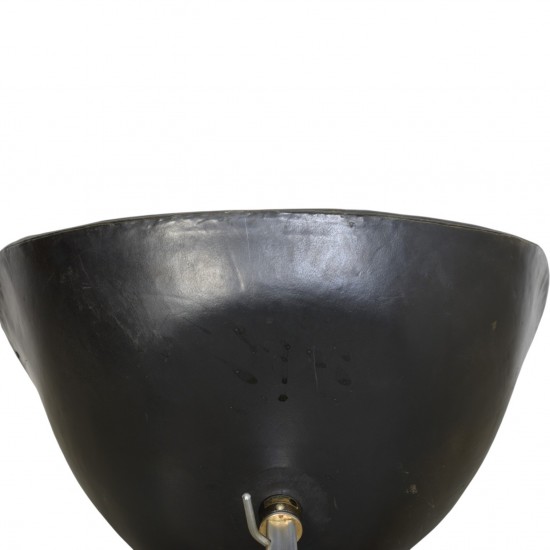 Arne Jacobsen Vintage Svane stol i sort læder 1964