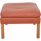 Børge Mogensen 2202 Stool in cognac leather 1990s