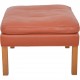 Børge Mogensen 2202 Stool in cognac leather 1990s