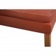 Børge Mogensen 2202 Stool in cognac leather 1990s
