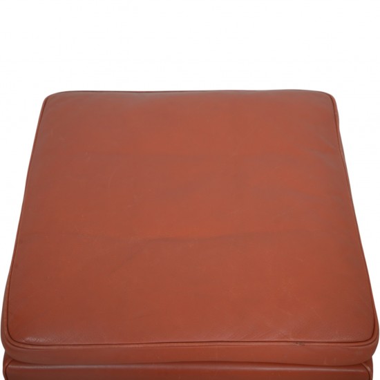 Børge Mogensen 2202 Stool in cognac leather 1990s