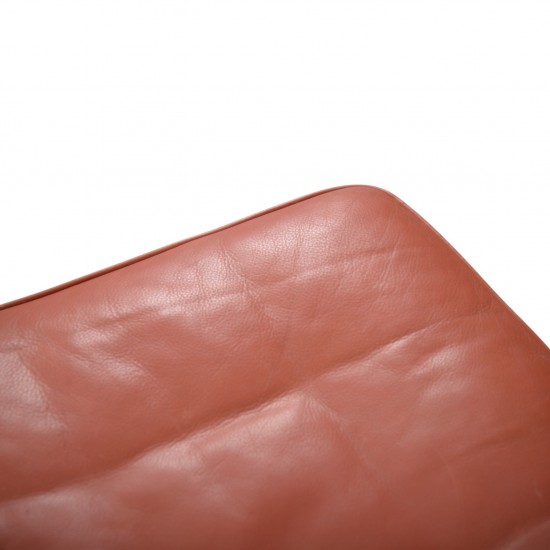 Børge Mogensen 2202 Stool in cognac leather 1990s