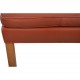 Børge Mogensen 2202 Stool in cognac leather 1990s