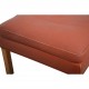 Børge Mogensen 2202 Stool in cognac leather 1990s