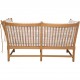 Børge Mogensen spoke back sofa in beech and cotil fabric 1990s