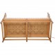 Børge Mogensen spoke back sofa in beech and cotil fabric 1990s