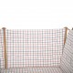 Børge Mogensen spoke back sofa in beech and cotil fabric 1990s