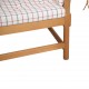 Børge Mogensen spoke back sofa in beech and cotil fabric 1990s