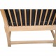 Børge Mogensen Spoke back sofa in beech and black leather 1963