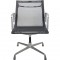 Charles Eames Ea-108 chair in black mesh and aluminium 2000s