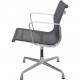 Charles Eames Ea-108 chair in black mesh and aluminium 2000s