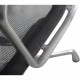 Charles Eames Ea-108 chair in black mesh and aluminium 2000s
