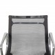 Charles Eames Ea-108 chair in black mesh and aluminium 2000s