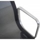 Charles Eames Ea-108 chair in black mesh and aluminium 2000s