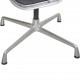 Charles Eames Ea-108 chair in black mesh and aluminium 2000s