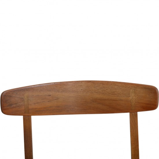 Set of 4 Hans Wegner CH23 chairs in oak 1970s