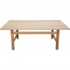 Hans Wegner Coffee table in oak 140x83 1980s
