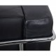 Le Corbusier LC2 chair in black leather 2000s