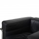 Le Corbusier LC2 chair in black leather 2000s