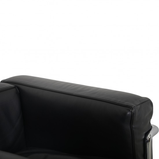Le Corbusier LC2 chair in black leather 2000s