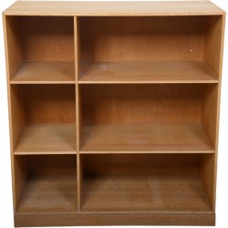 Mogens Koch deep bookcase of oak 1980s